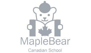 logo Maple Bear em Cinza
