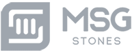 Logo MSG Stones em cinza