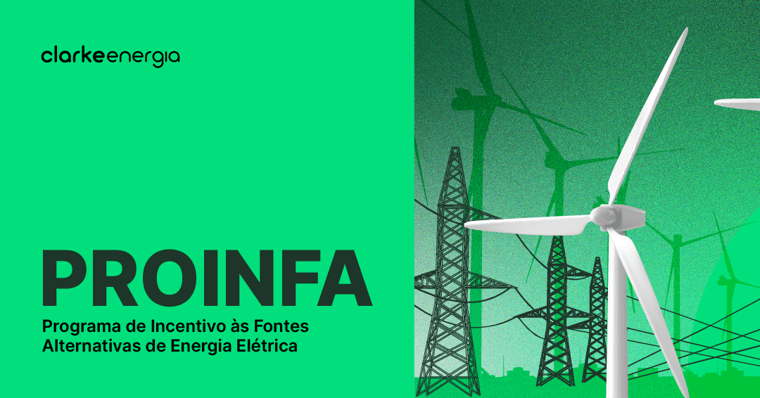 Imagem explica o significado de Proinfa, silga para Programa de Incentivo às Fontes Alternativas de Energia Elétrica
