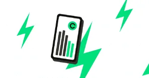 Um gráfico com Barras pretas e verdes