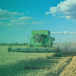 Trator em indústria de agronegócio
