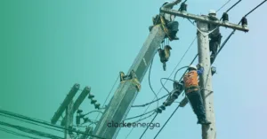 rede elétrica com filtro verde